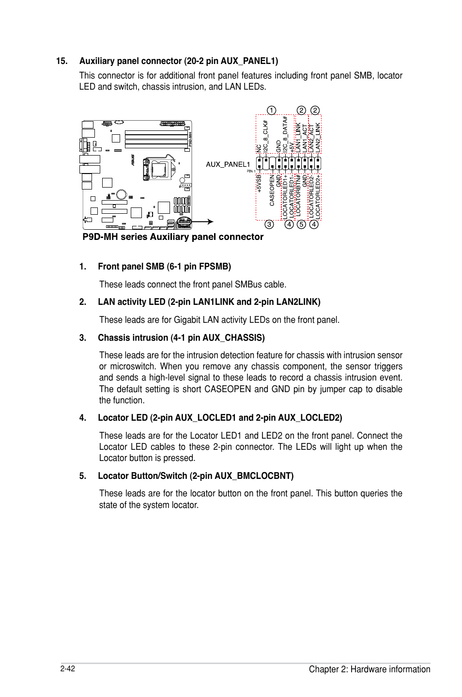 Asus P9D-MH/SAS/10G-DUAL User Manual | Page 62 / 192