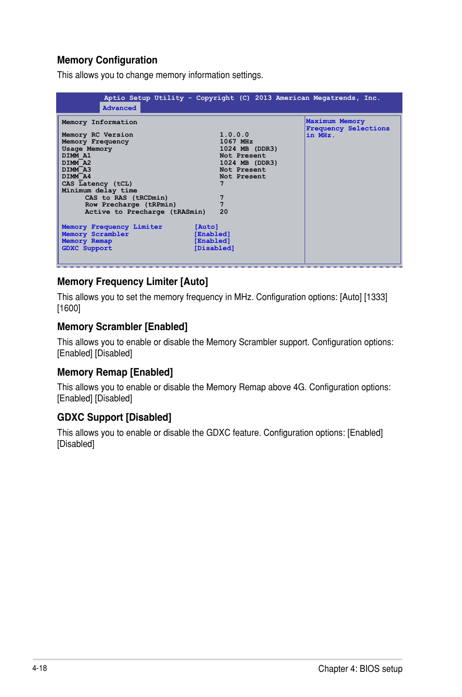 Gdxc support [disabled | Asus P9D-MH/SAS/10G-DUAL User Manual | Page 84 / 192