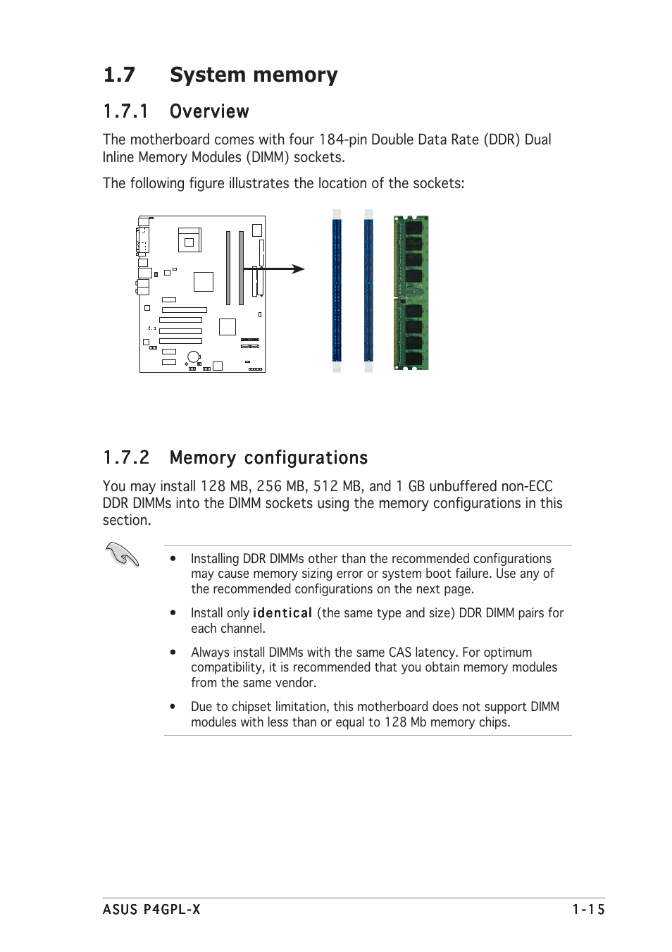 1 overview overview overview overview overview | Asus P4GPL-X User Manual | Page 25 / 90