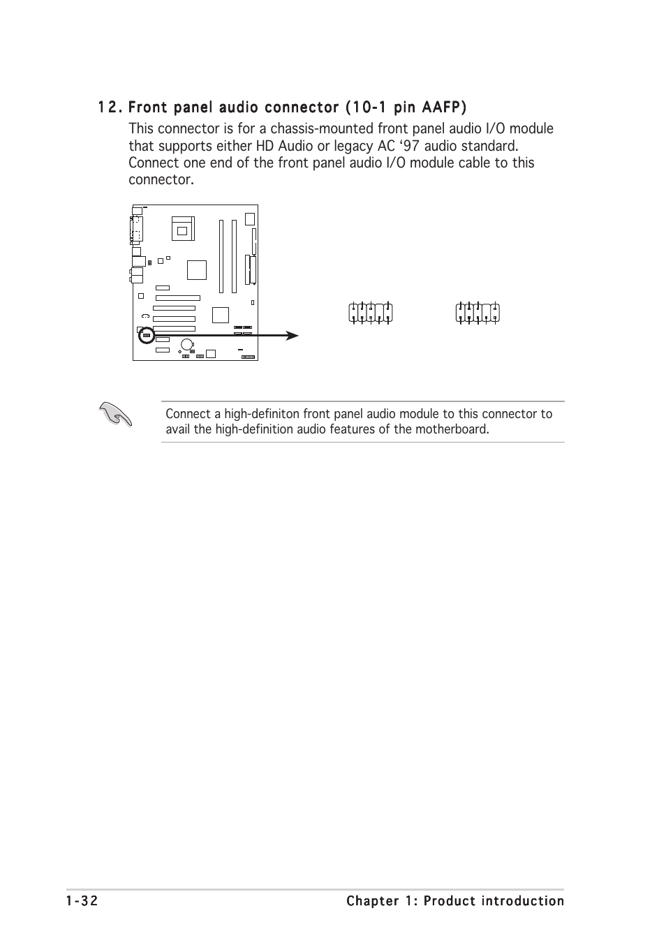 P4gpl-x front panel audio connector aafp | Asus P4GPL-X User Manual | Page 42 / 90