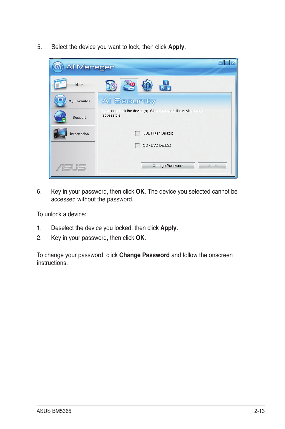 Asus BM5365 User Manual | Page 25 / 28