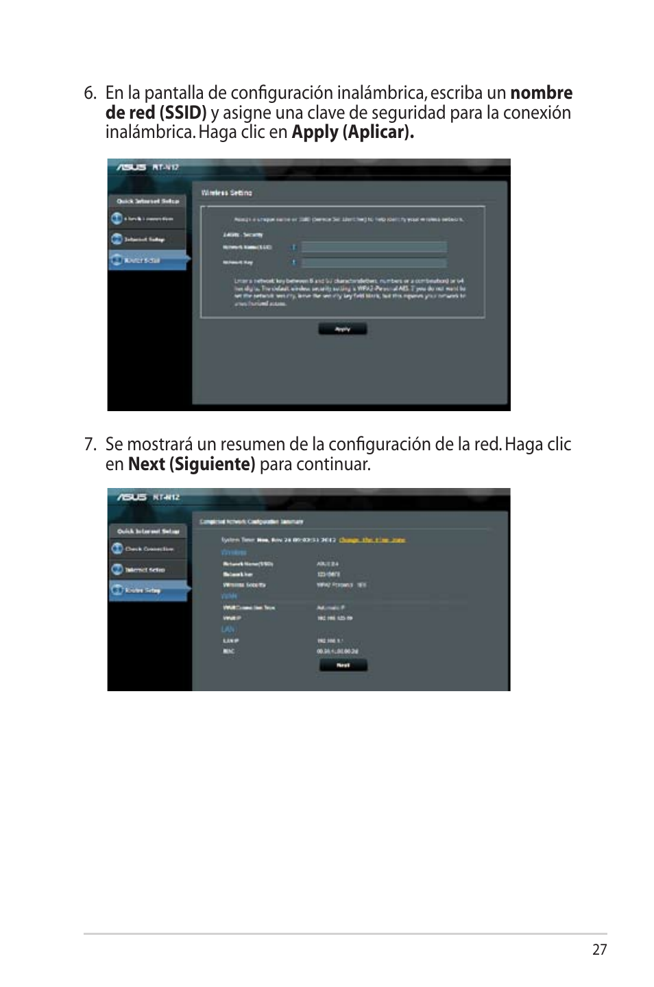 Asus RT-N12 (VER.D1) User Manual | Page 27 / 68