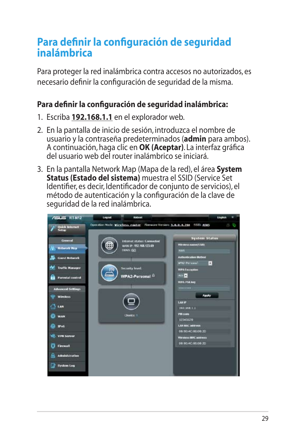 Asus RT-N12 (VER.D1) User Manual | Page 29 / 68