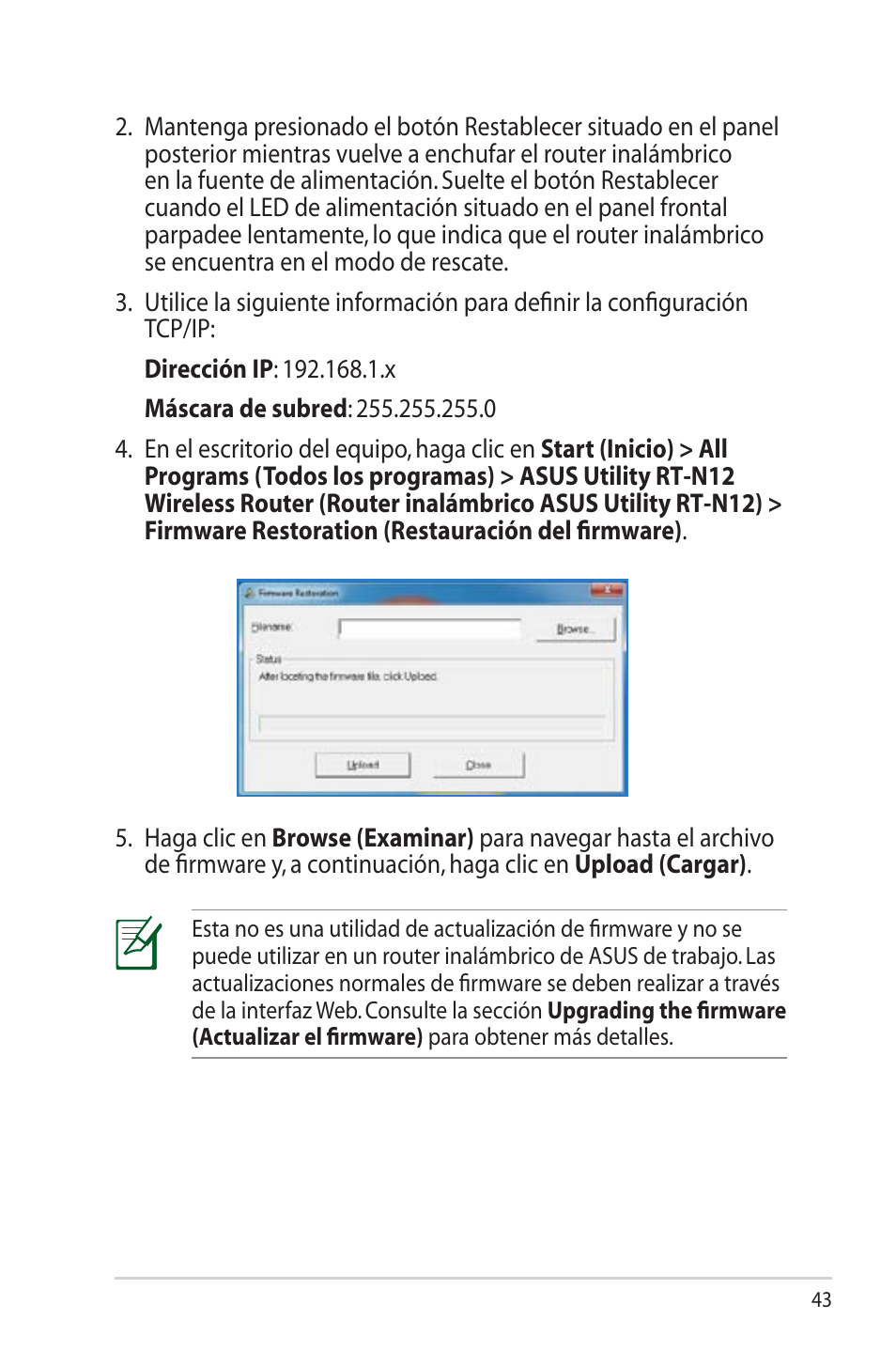 Asus RT-N12 (VER.D1) User Manual | Page 43 / 68