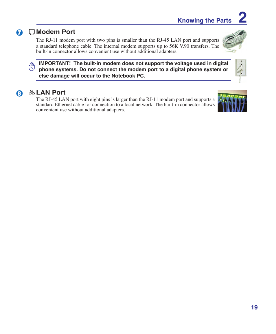 Asus F9J User Manual | Page 19 / 95