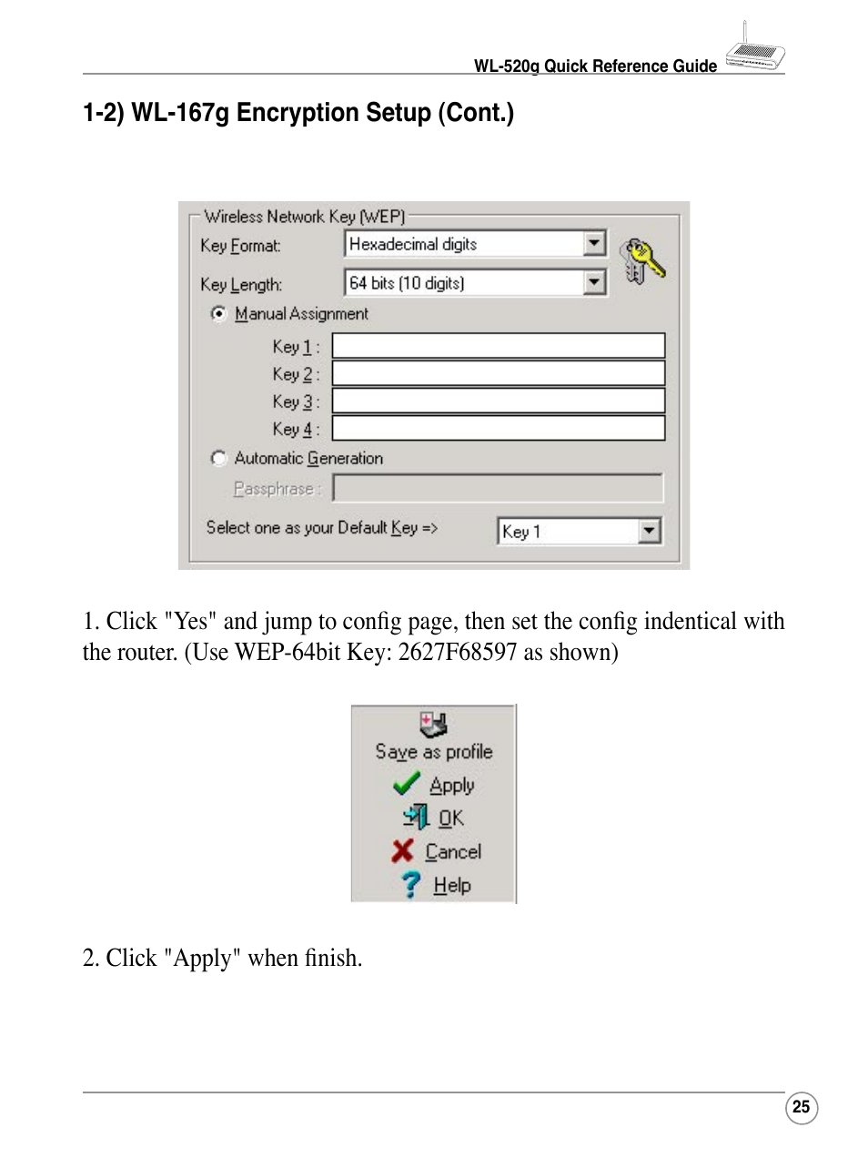 Asus WL-520G User Manual | Page 25 / 44