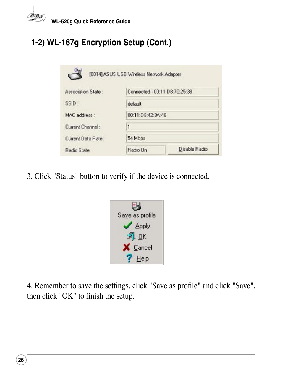 Asus WL-520G User Manual | Page 26 / 44