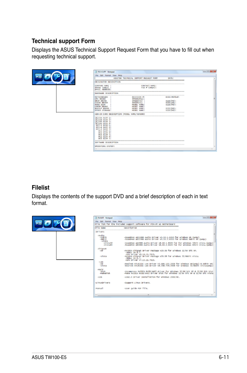 Asus TW100-E5 iQuadro User Manual | Page 109 / 136