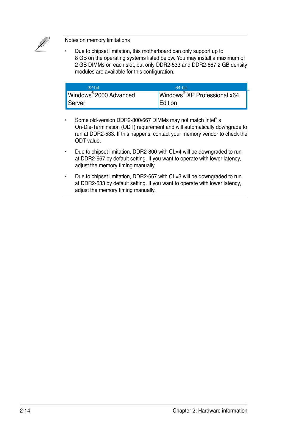 Asus P5B User Manual | Page 38 / 140