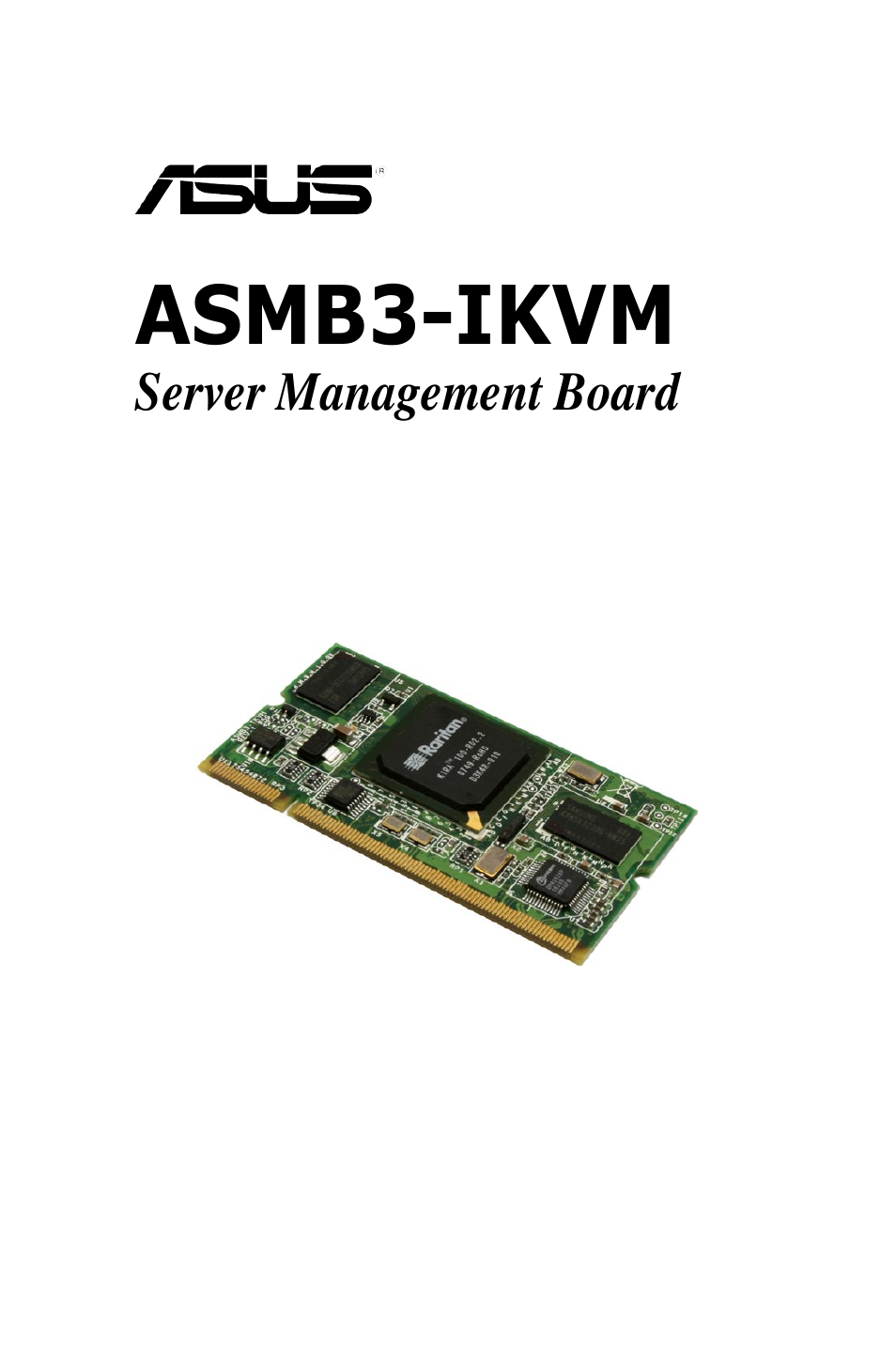 Asus ASMB3-iKVM User Manual | 62 pages