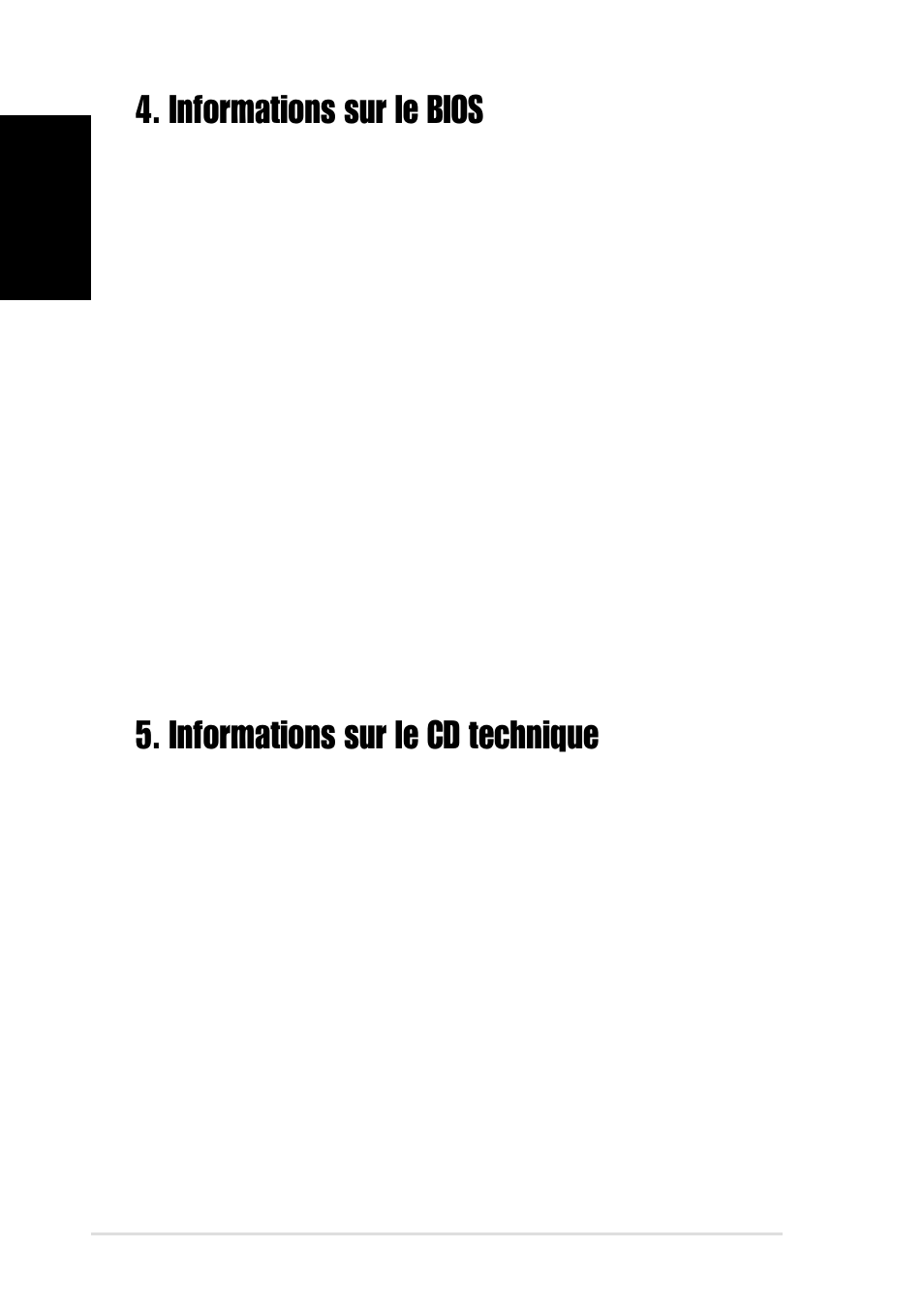 Informations sur le bios, Informations sur le cd technique, Mettre à jour le bios | Asus A7N8X User Manual | Page 4 / 16