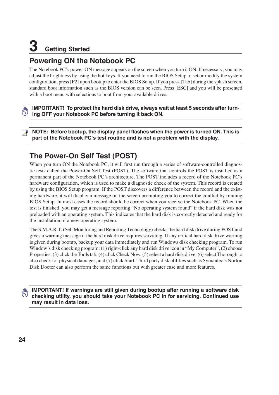 Asus W6F User Manual | Page 24 / 69