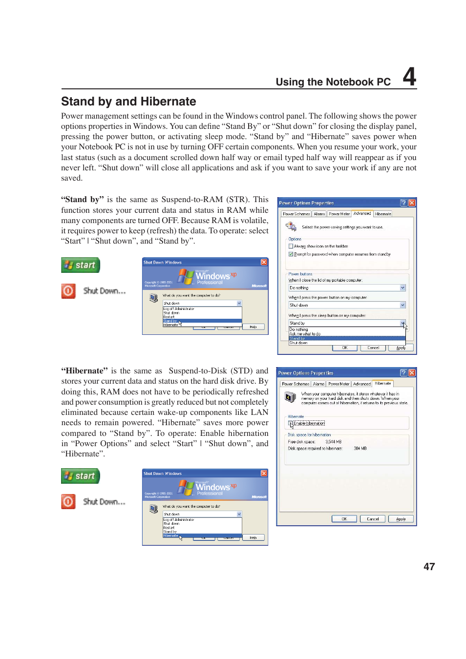 Asus W6F User Manual | Page 47 / 69