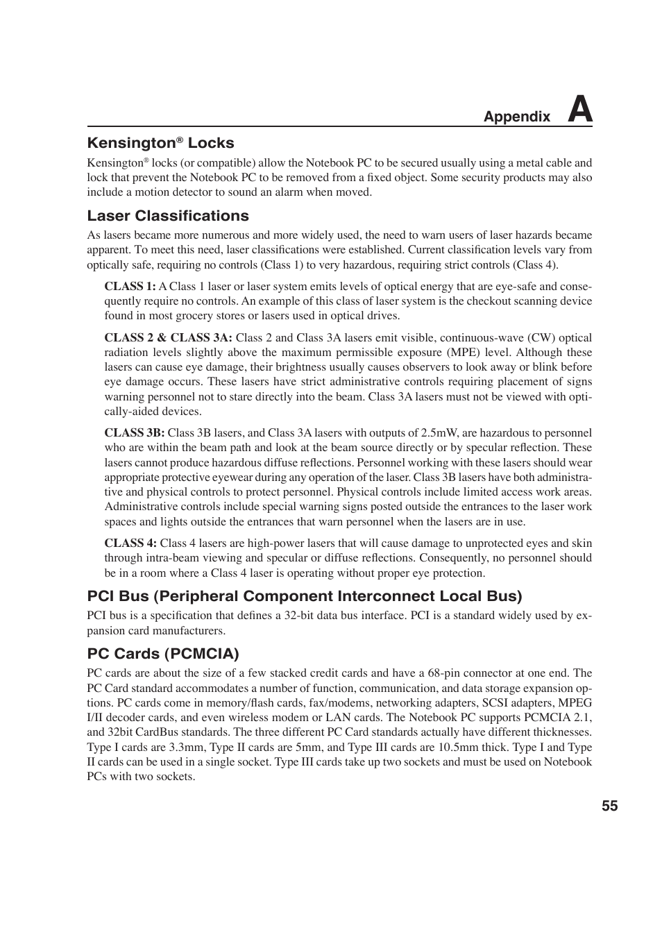 Asus W6F User Manual | Page 55 / 69