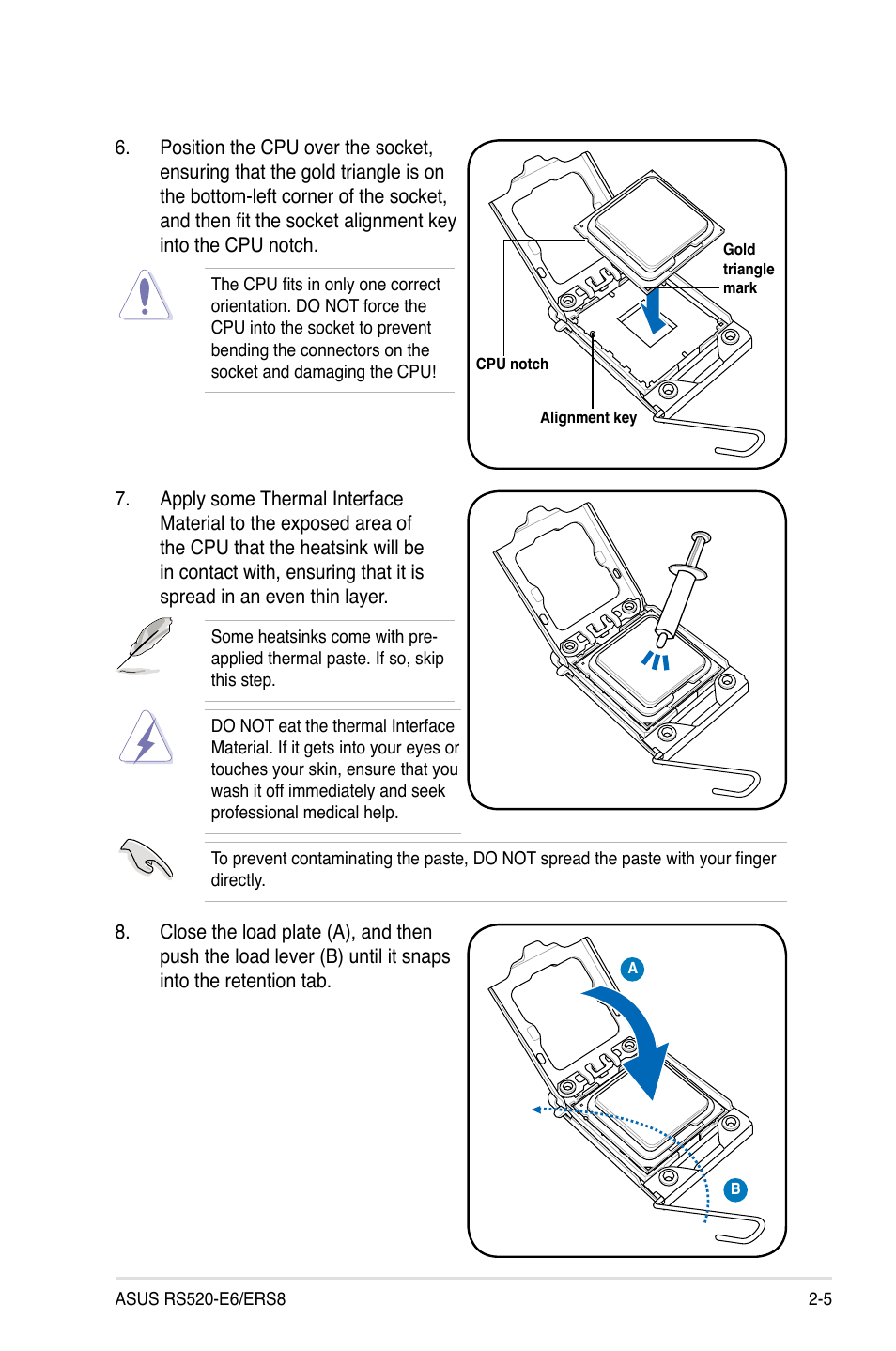 Asus RS520-E6/ERS8 User Manual | Page 23 / 146