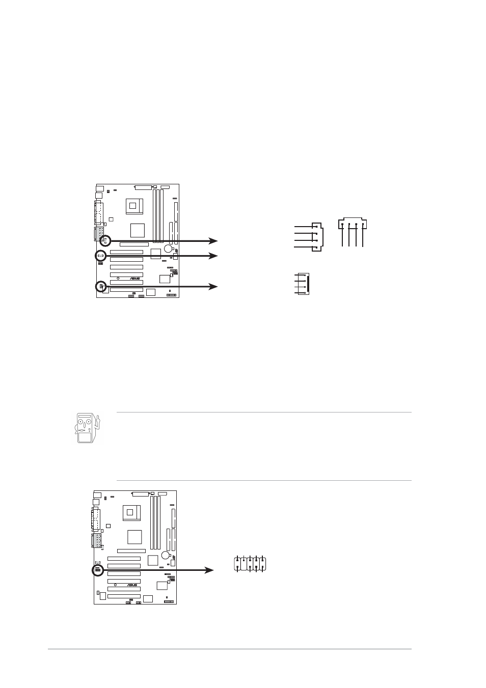 P4se internal audio connectors, P4se audio panel connector iapanel1 | Asus P4SE/U2 User Manual | Page 30 / 70