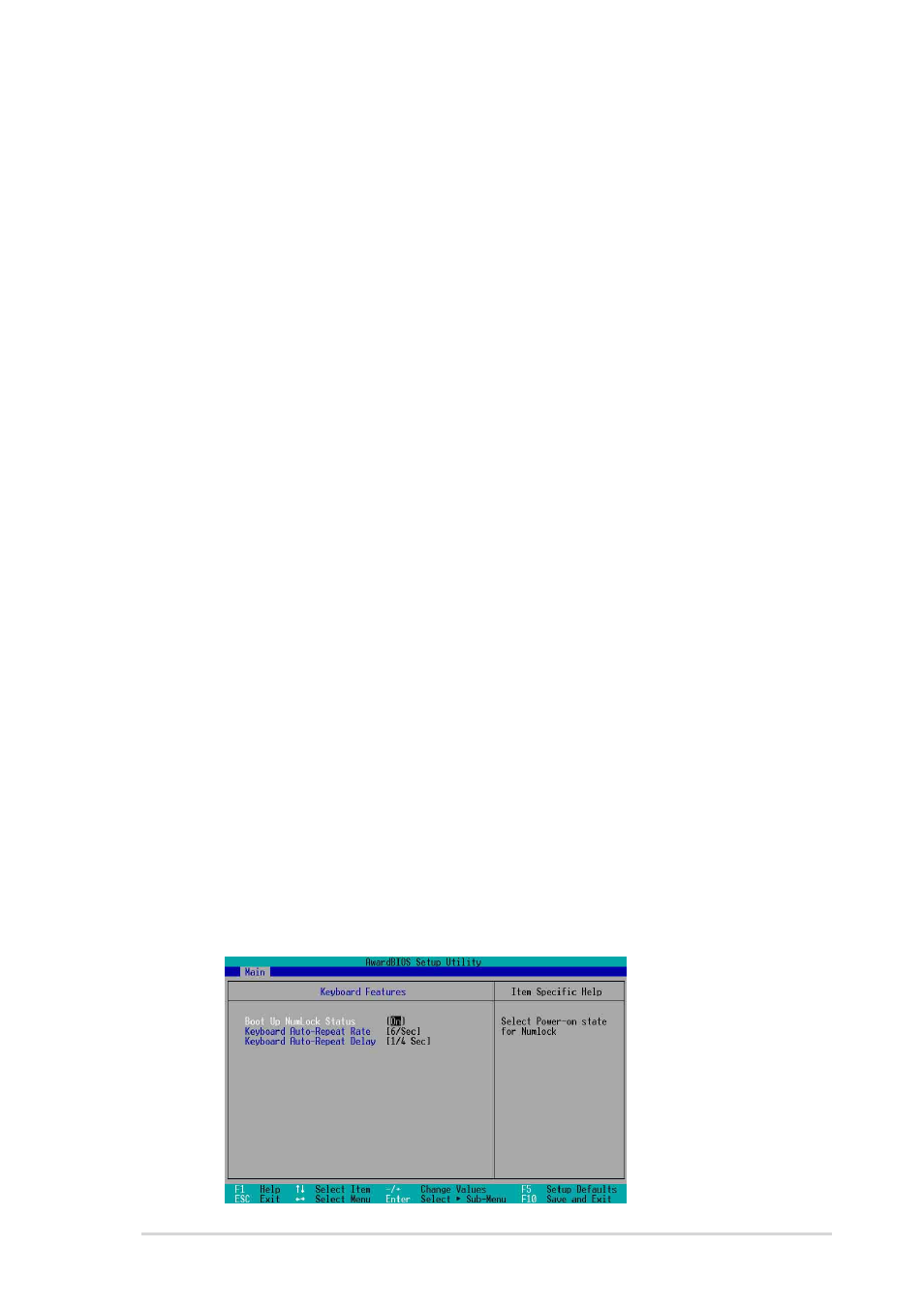 2 keyboard features | Asus P4SE/U2 User Manual | Page 45 / 70