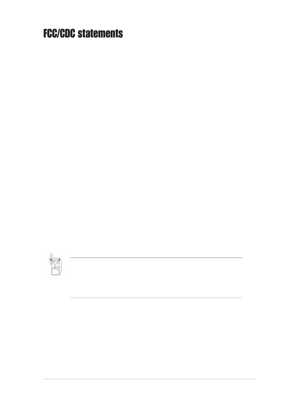 Fcc/cdc statements, Federal communications commission statement, Canadian department of communications statement | Asus P4SE/U2 User Manual | Page 5 / 70