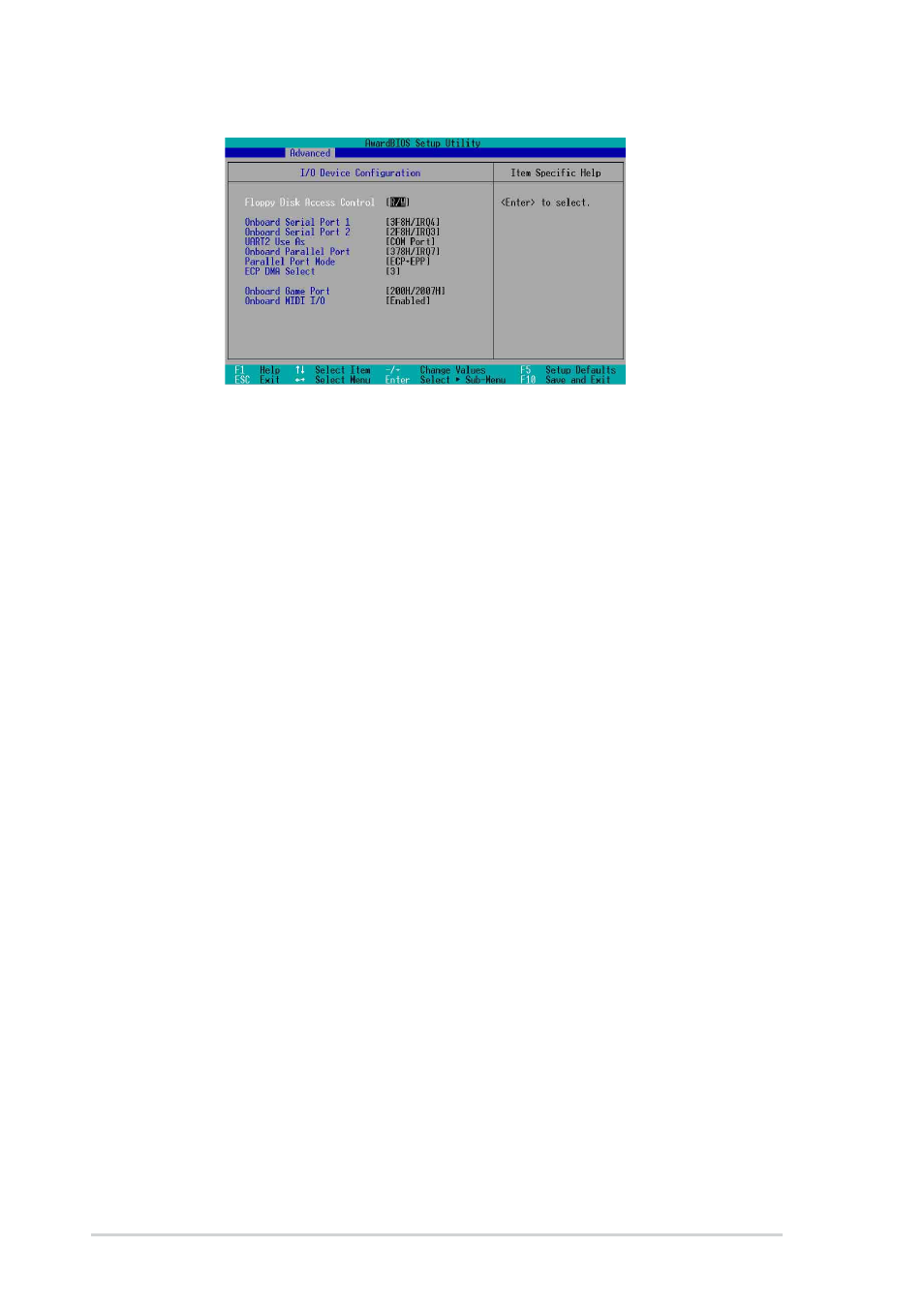 2 i/o device configuration | Asus P4SE/U2 User Manual | Page 50 / 70