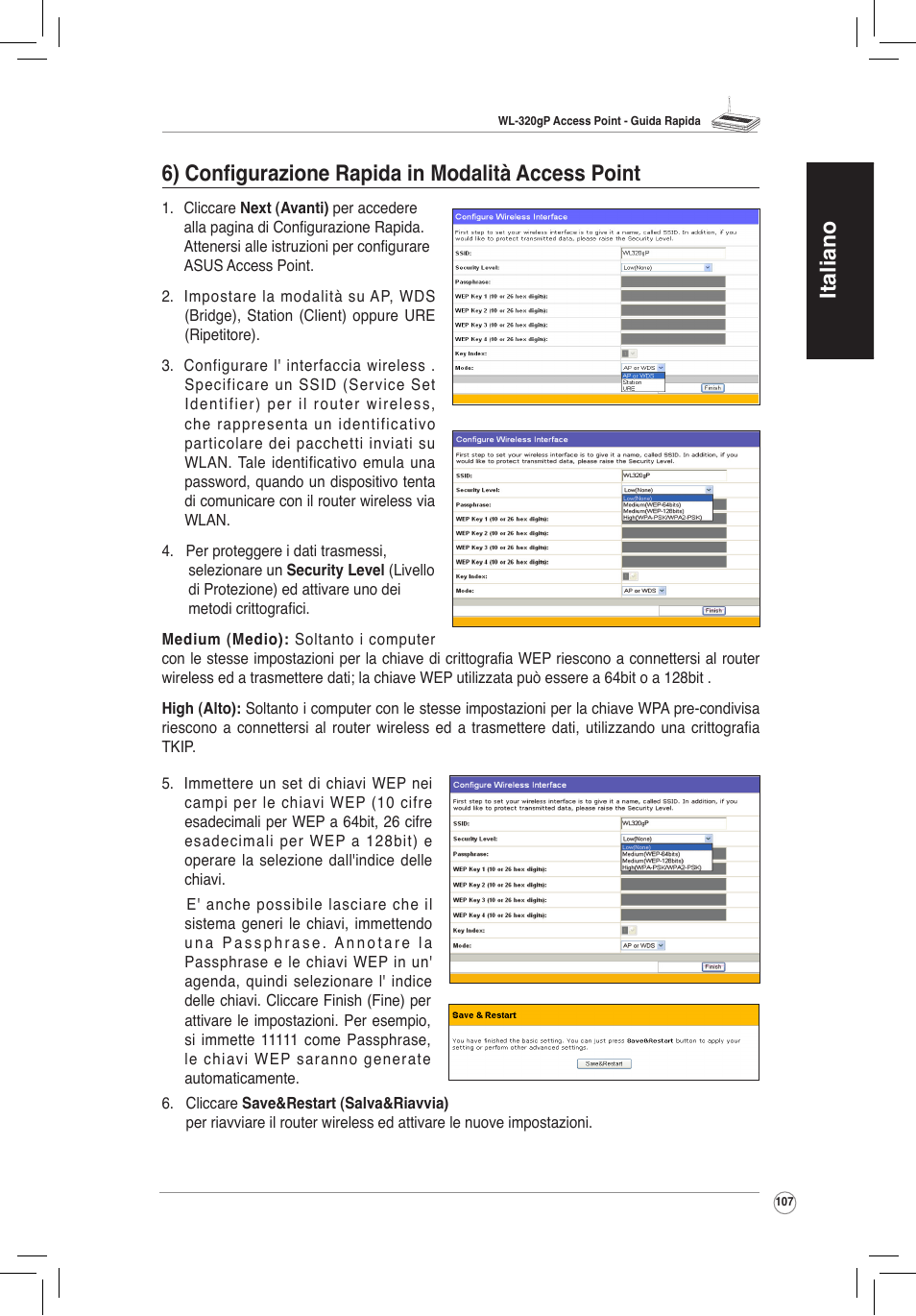 Asus WL-320gP User Manual | Page 108 / 172