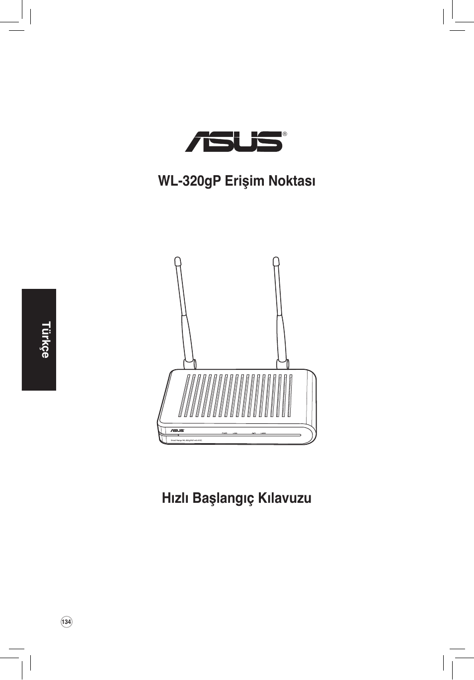 Hızlı başlangıç kılavuzu wl-320gp erişim noktası | Asus WL-320gP User Manual | Page 135 / 172