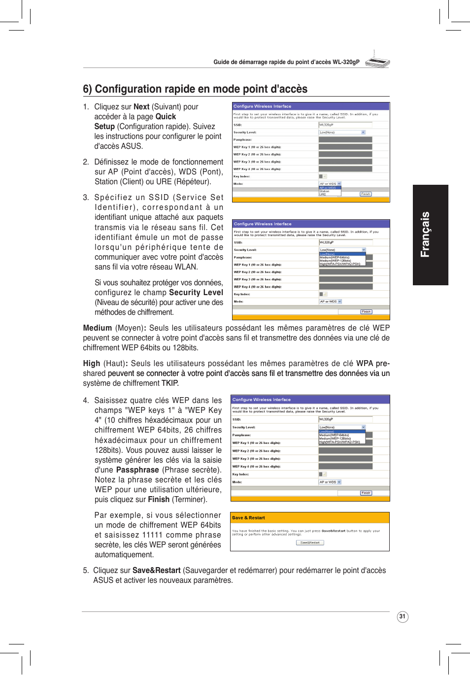 Asus WL-320gP User Manual | Page 32 / 172