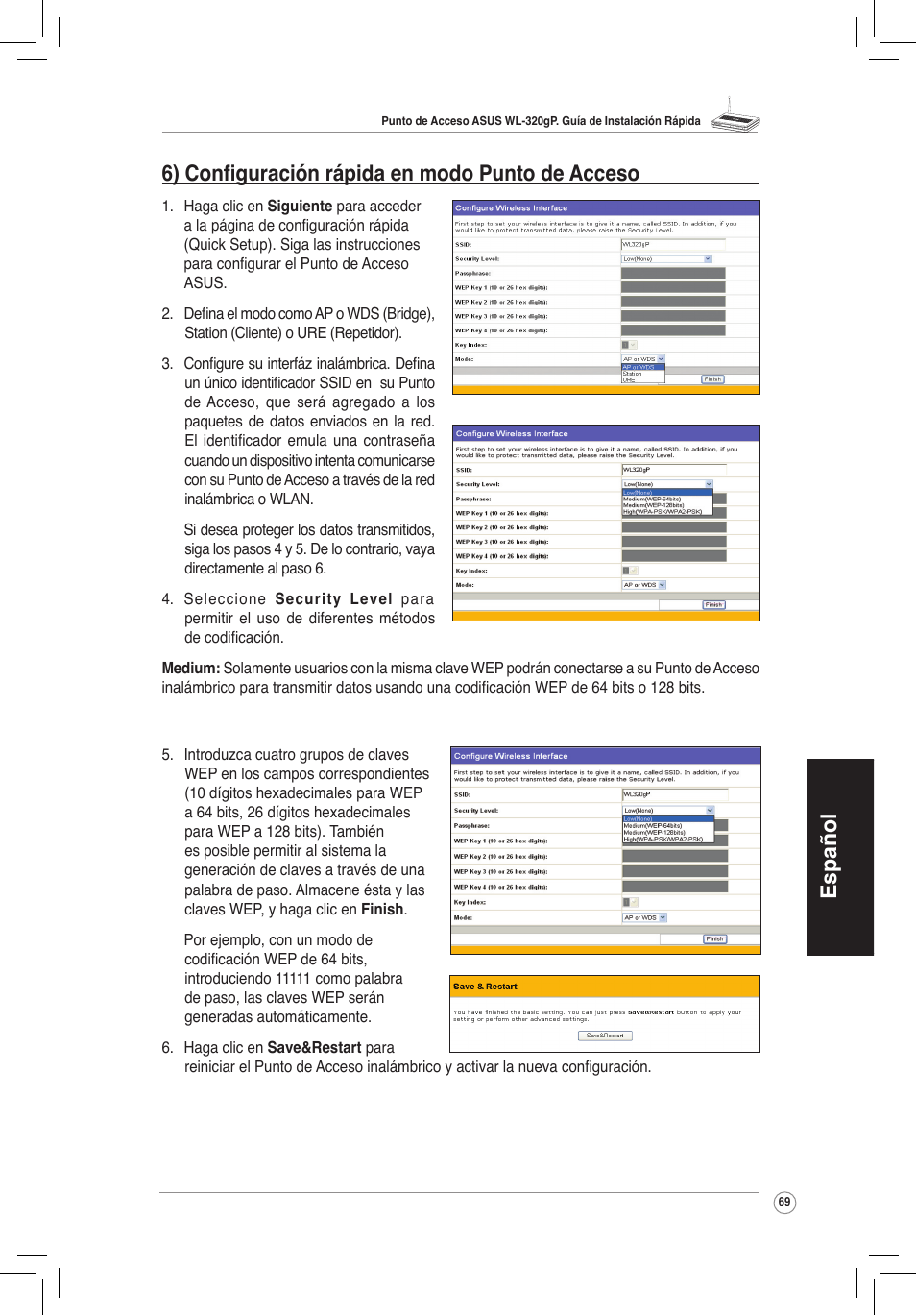 Asus WL-320gP User Manual | Page 70 / 172