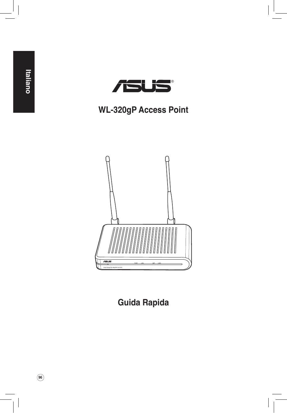 Guida rapida wl-320gp access point | Asus WL-320gP User Manual | Page 97 / 172