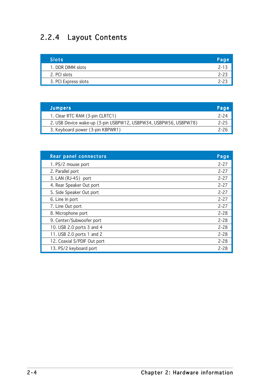 Asus P5GDC Pro User Manual | Page 24 / 130