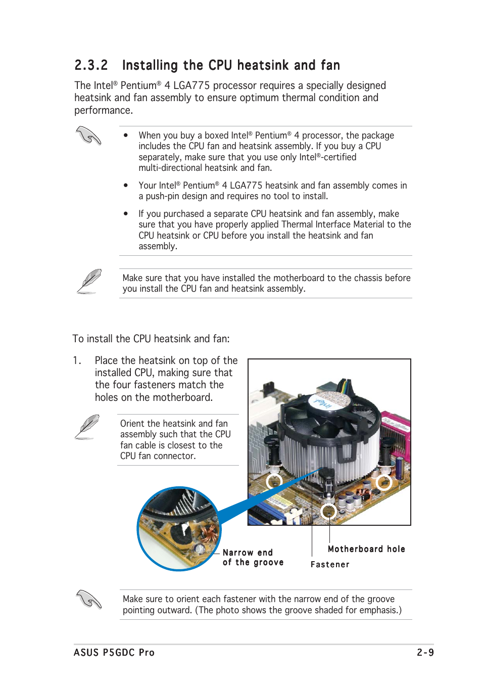 Asus P5GDC Pro User Manual | Page 29 / 130