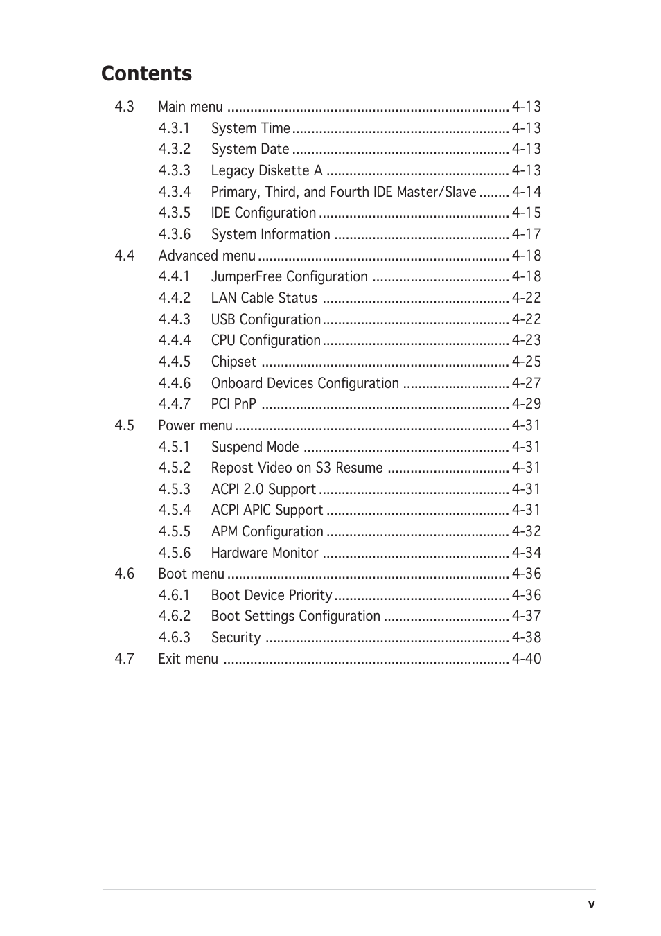 Asus P5GDC Pro User Manual | Page 5 / 130