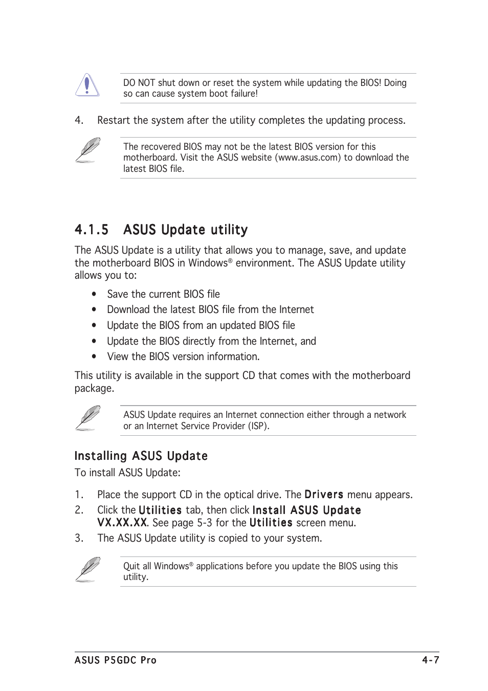 Asus P5GDC Pro User Manual | Page 71 / 130