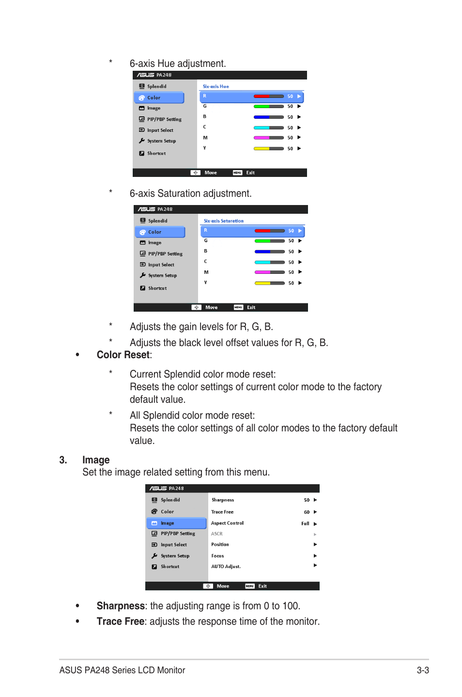 Asus PA248QR User Manual | Page 19 / 25