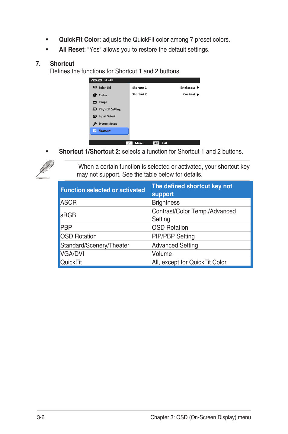 Asus PA248QR User Manual | Page 22 / 25