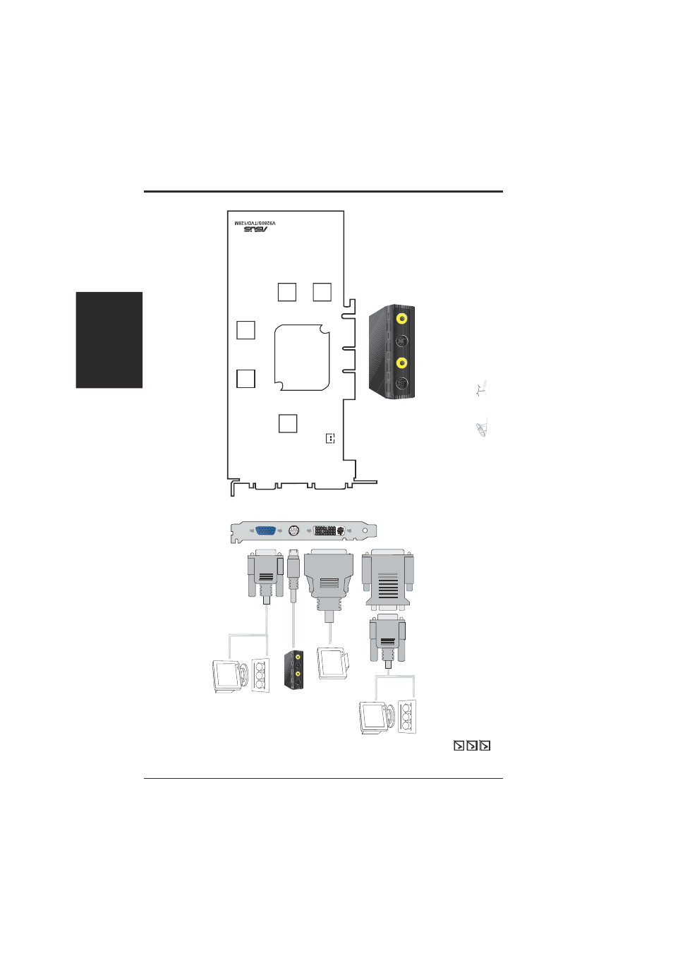 Hardware setup, Asus v9280s/tvd layout, Item checklist | 128mb ddr frame buf fer | Asus V9280 Series User Manual | Page 10 / 68