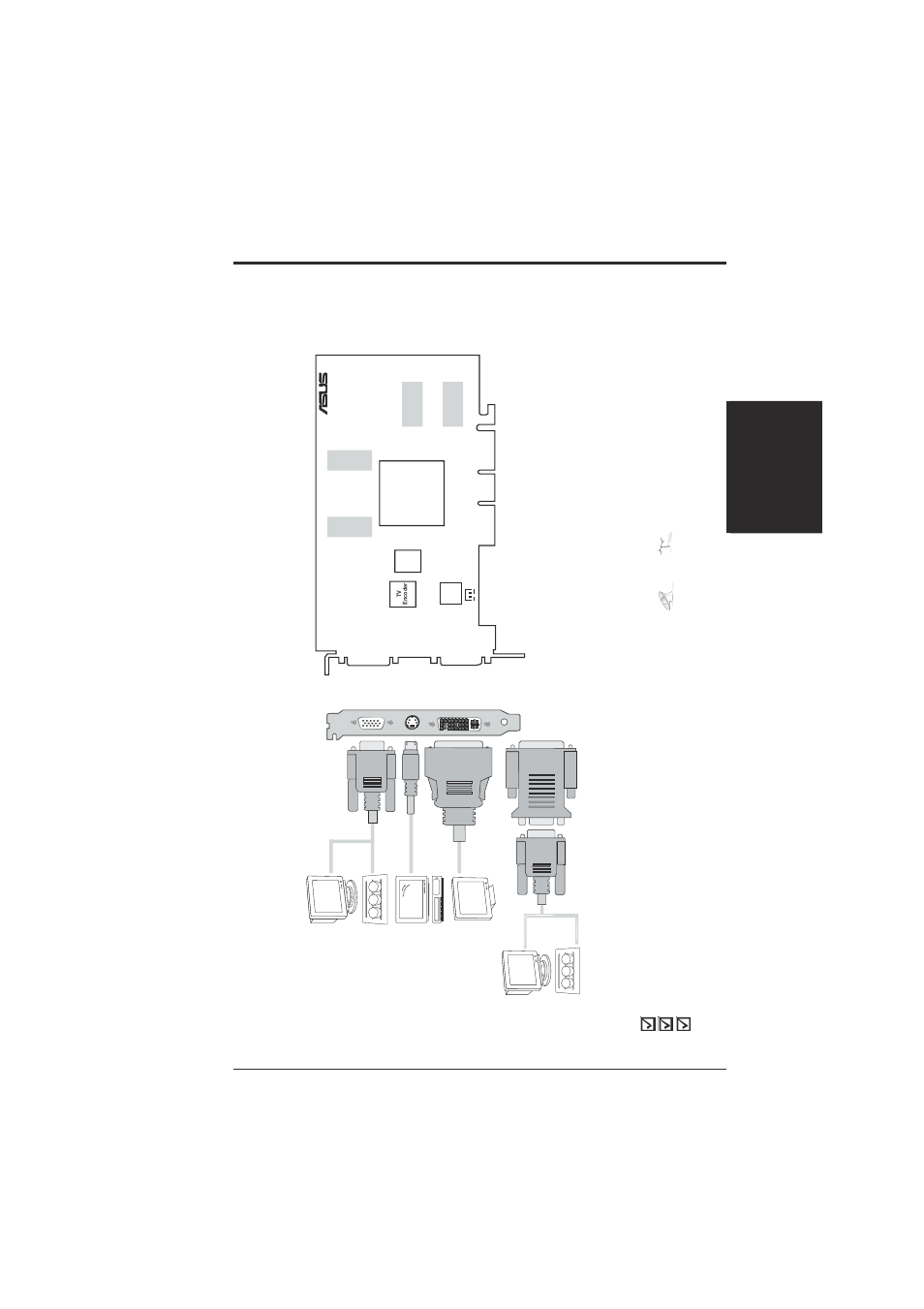 Asus v9280 td layout, Item checklist, 128mb ddr frame buf fer | Asus V9280 Series User Manual | Page 11 / 68