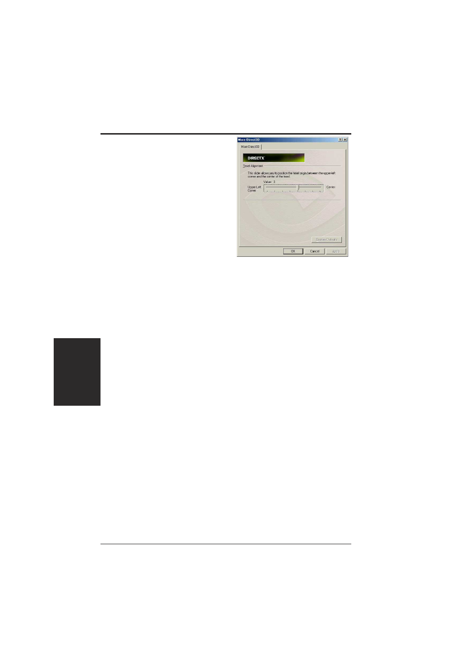 Software reference, More direct3d | Asus V9280 Series User Manual | Page 48 / 68