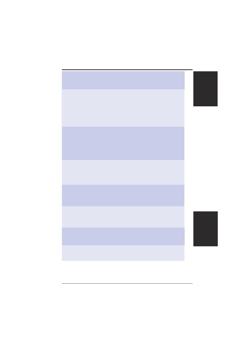 Resolution table, Resolution vertical horizontal frequency frequency, Color depth | Resolution | Asus V9280 Series User Manual | Page 61 / 68