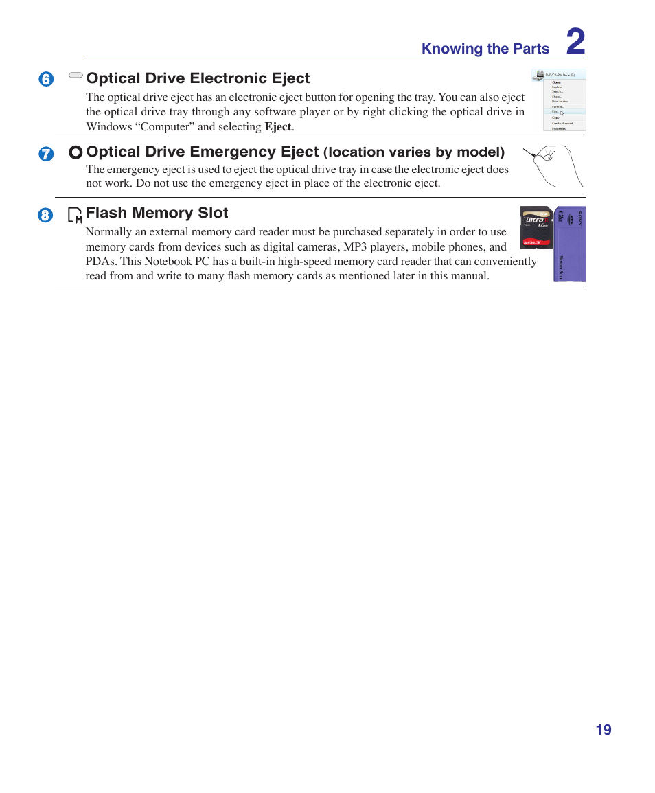 Asus W7S User Manual | Page 19 / 83