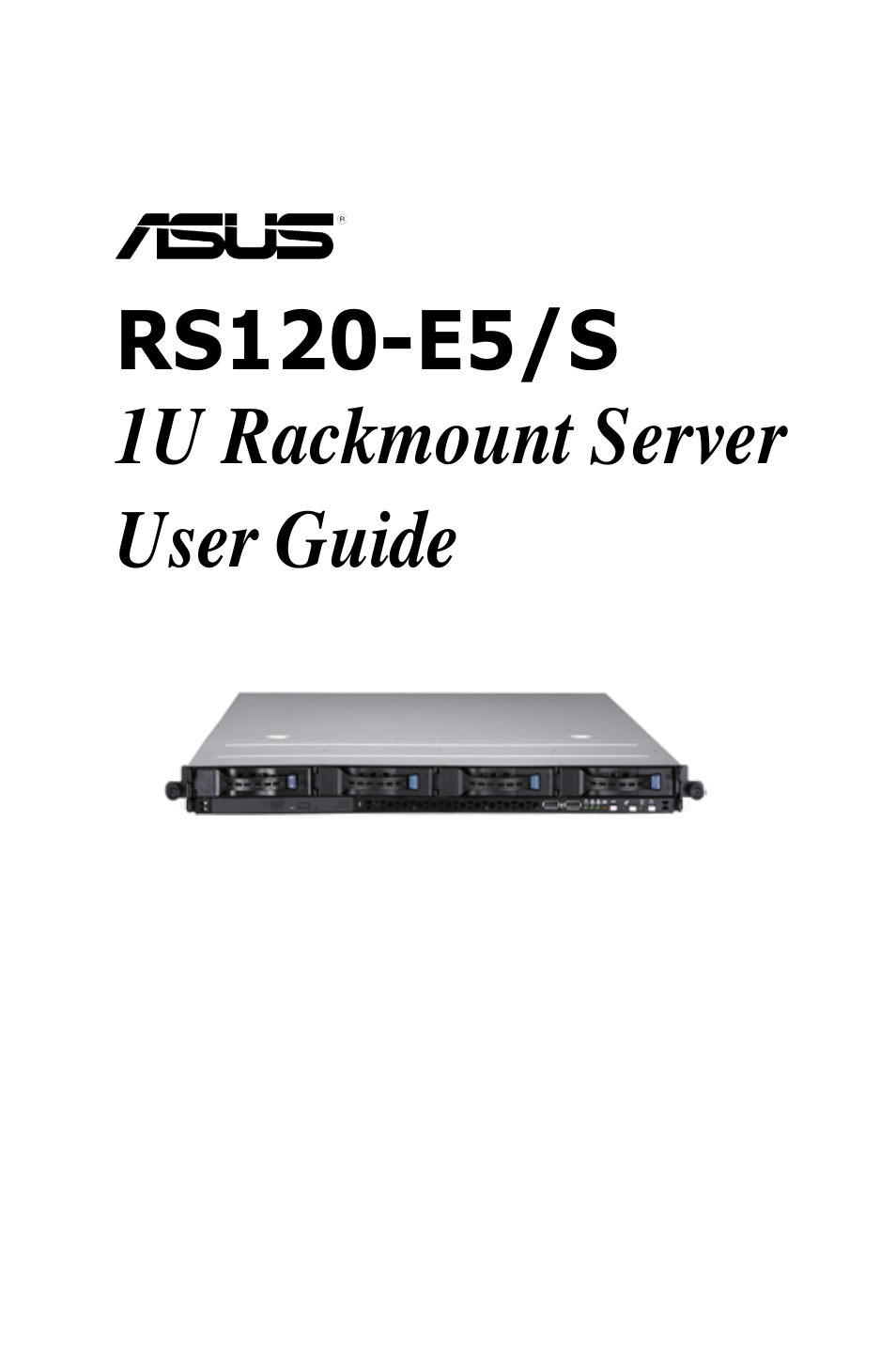 Asus RS120-E5/S User Manual | 164 pages