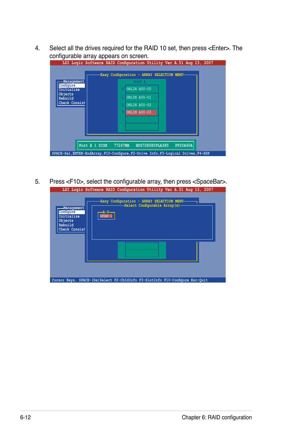 12 chapter 6: raid configuration | Asus RS120-E5/S User Manual | Page 112 / 164