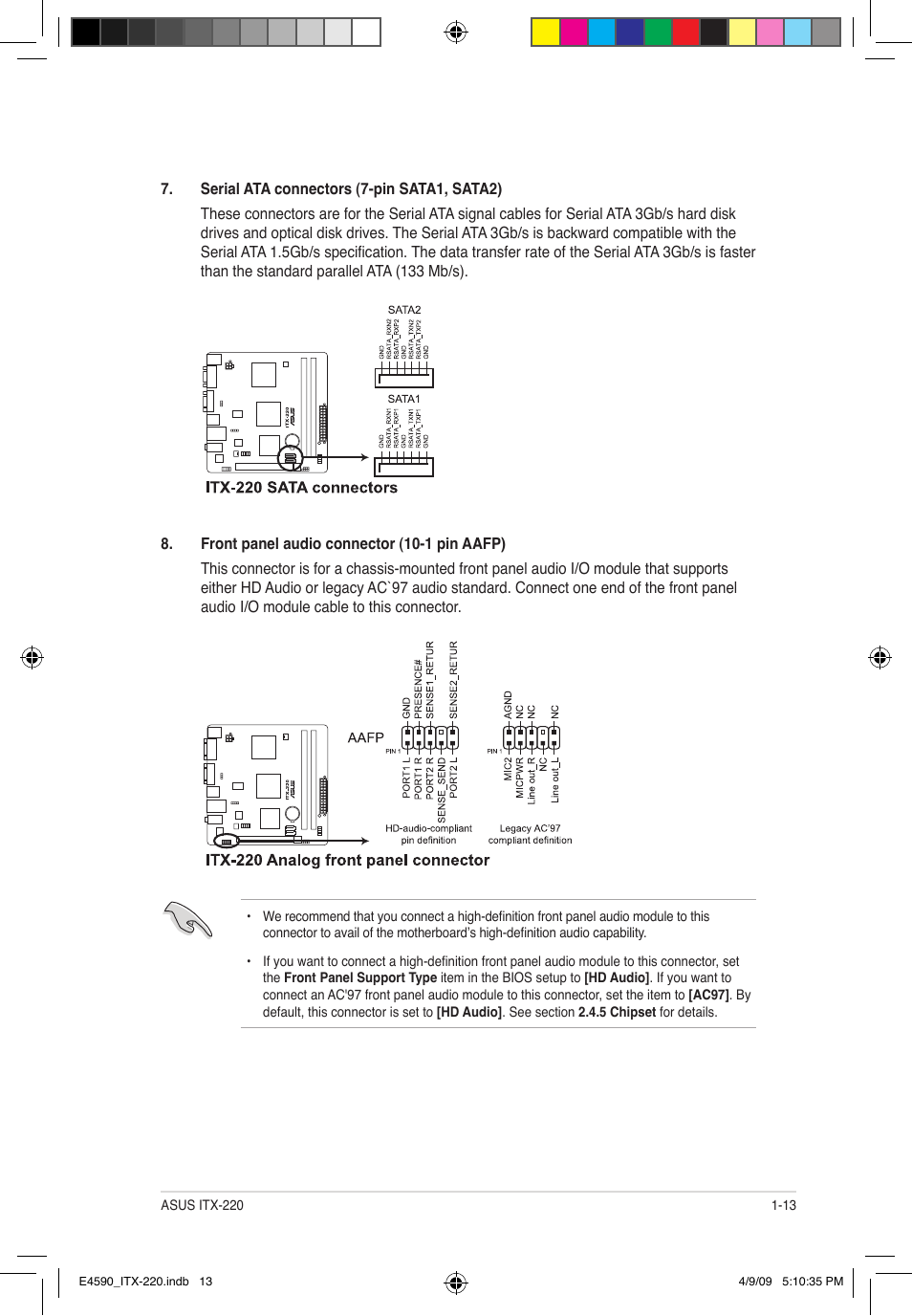 Asus ITX-220 User Manual | Page 22 / 39