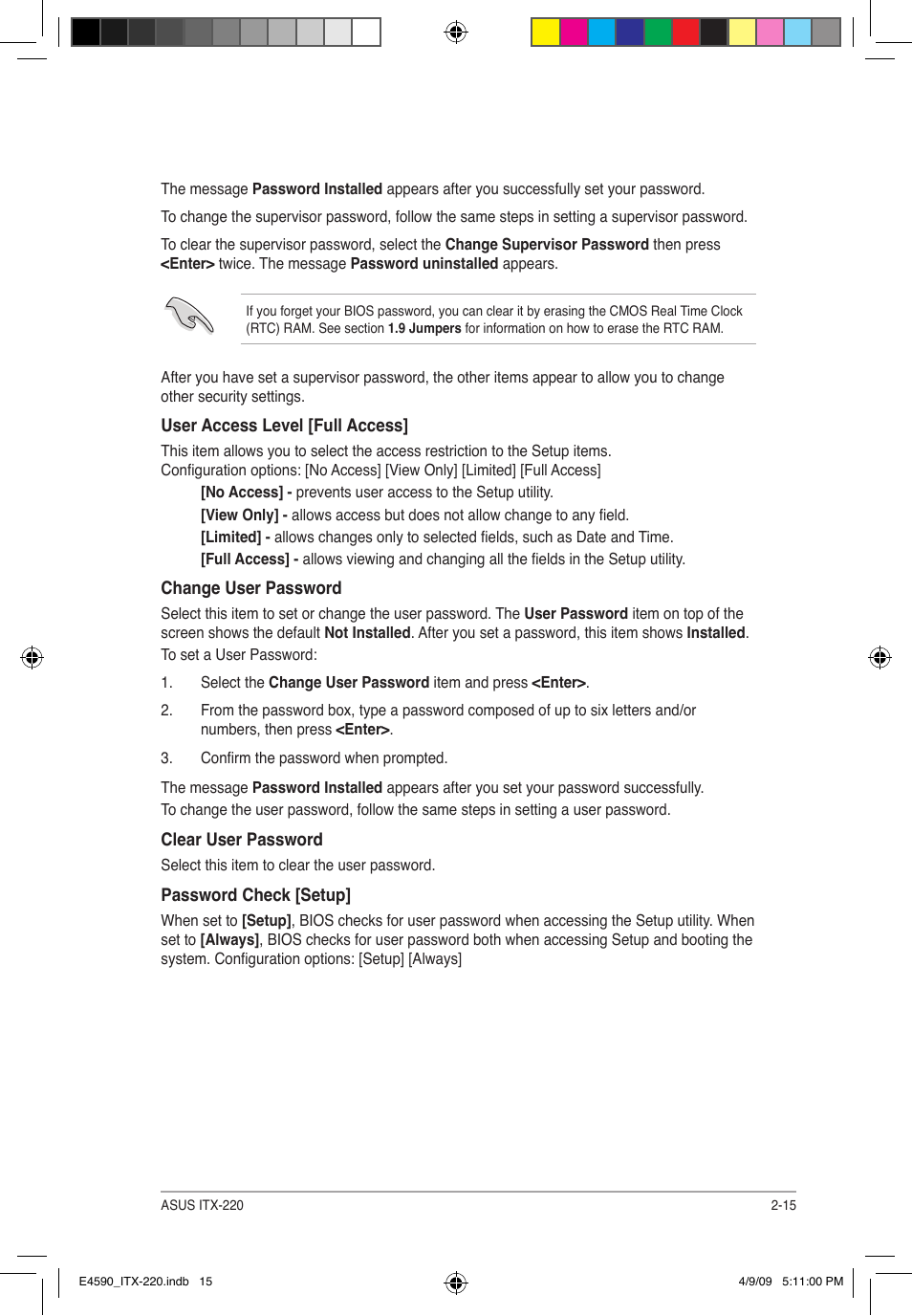 Asus ITX-220 User Manual | Page 38 / 39