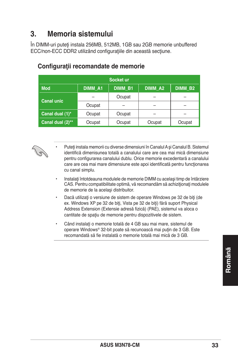 Asus M3N78-CM User Manual | Page 33 / 38