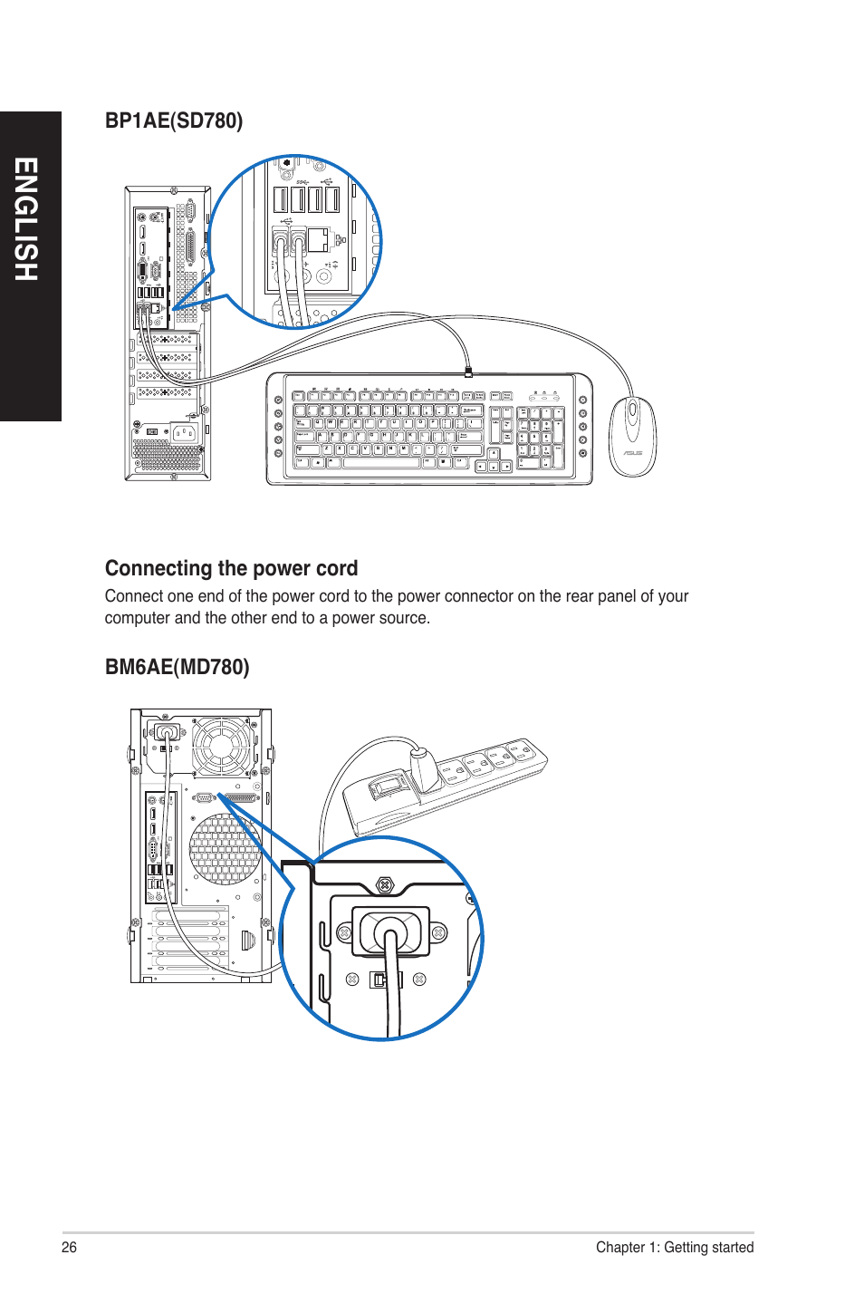 En gl is h en gl is h en gl is h en gl is h | Asus BP1AE User Manual | Page 26 / 109