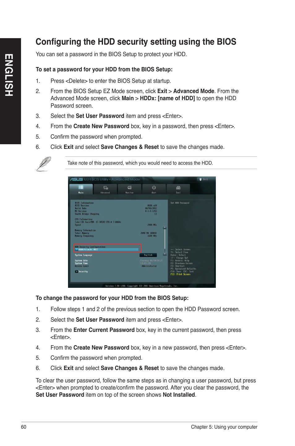 En gl is h en gl is h | Asus BP1AE User Manual | Page 60 / 109