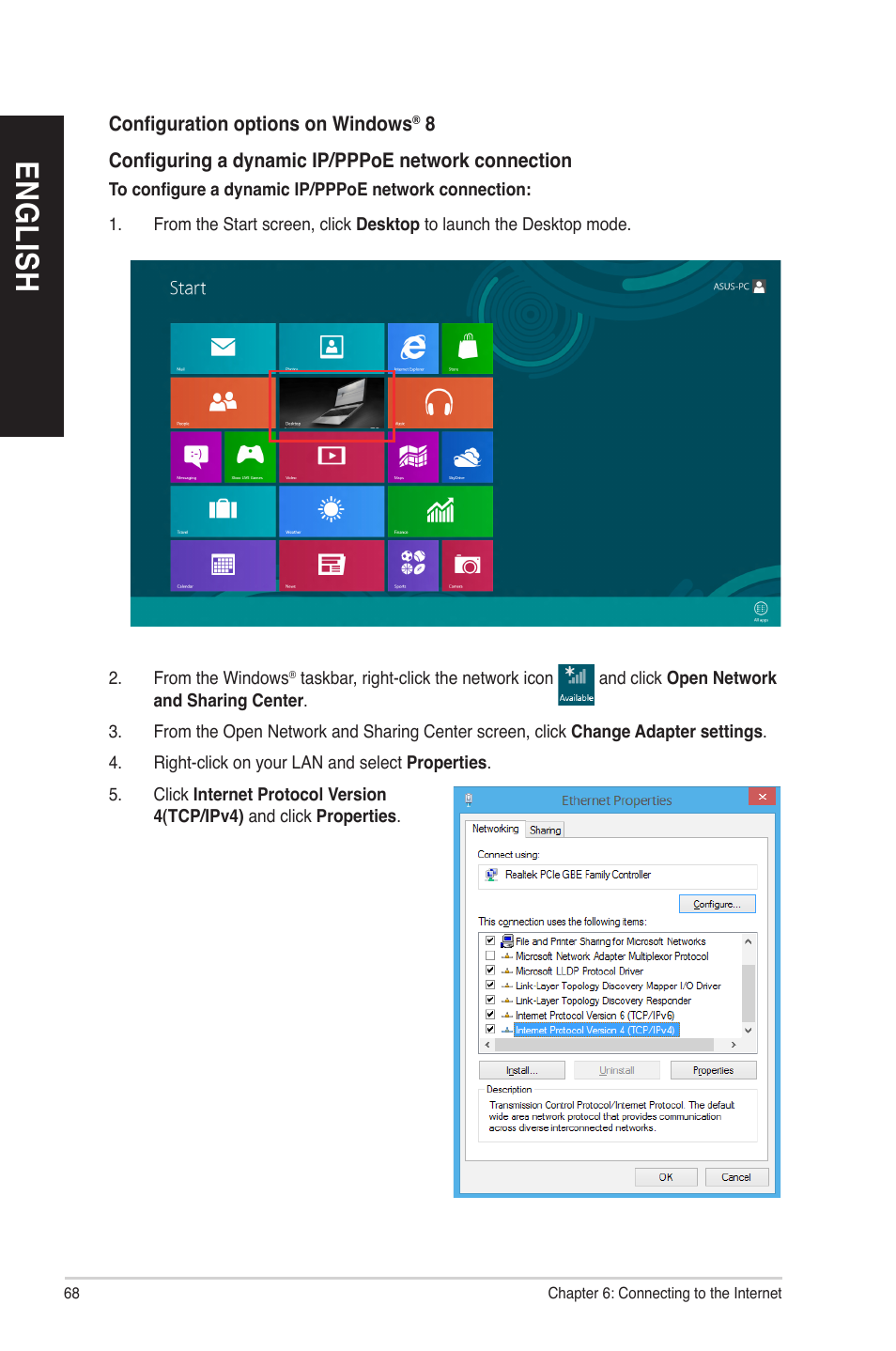 En gl is h en gl is h en gl is h en gl is h | Asus BP1AE User Manual | Page 68 / 109