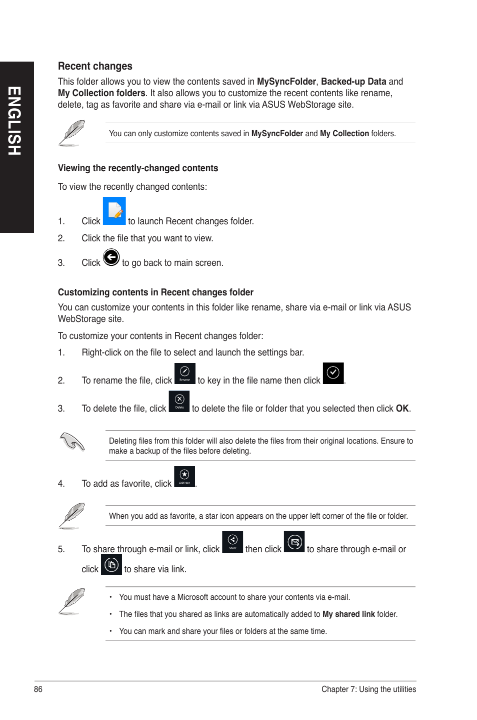 En gl is h en gl is h en gl is h en gl is h | Asus BP1AE User Manual | Page 86 / 109