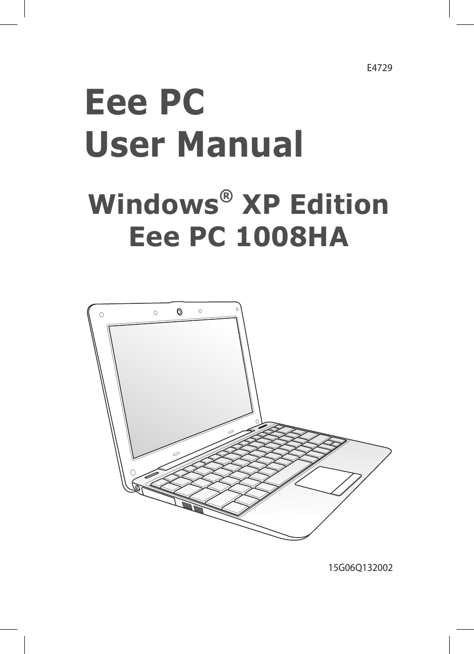 Asus Eee PC 1008HA User Manual | 56 pages