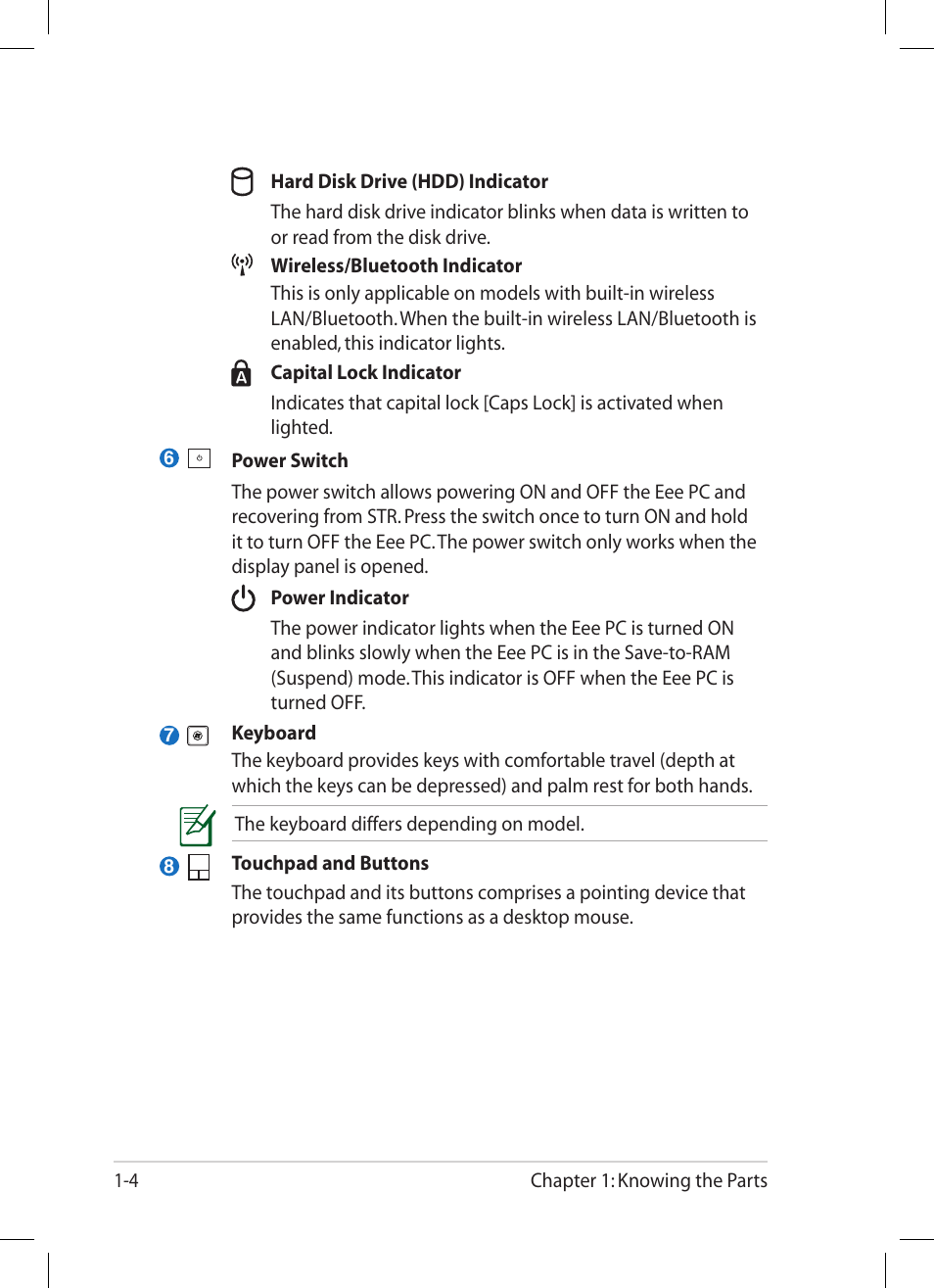 Asus Eee PC 1008HA User Manual | Page 12 / 56